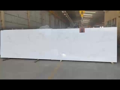 3 سم سمك سطح العمل الكوارتز الأبيض الطاولات الكوارتز الهندسية