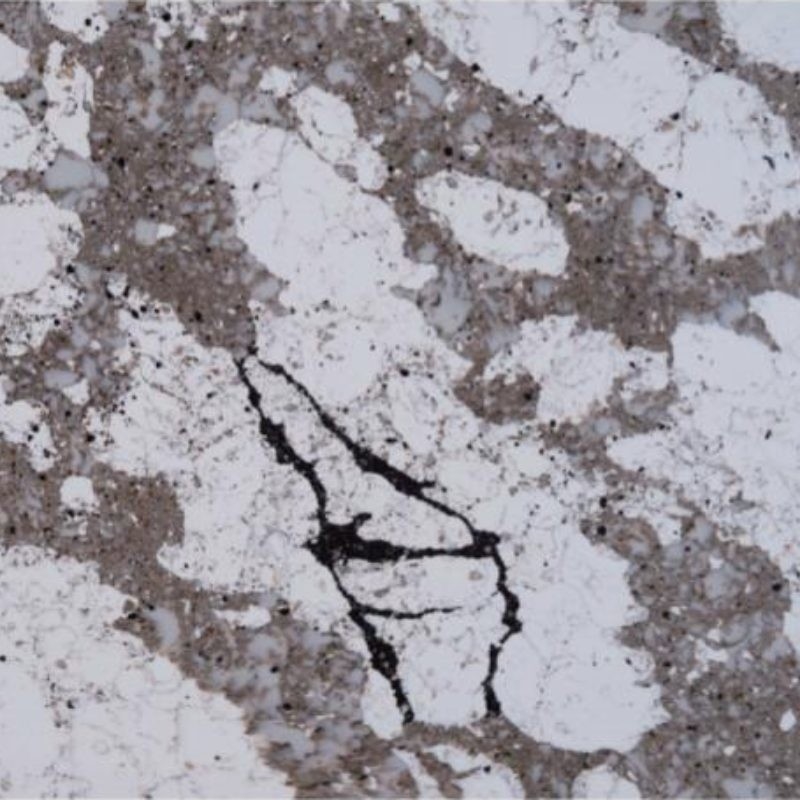 طاولة عمل من الكوارتز الصلبة ذات الألوان المختلفة التي تبدو مثل الرخام والجرانيت