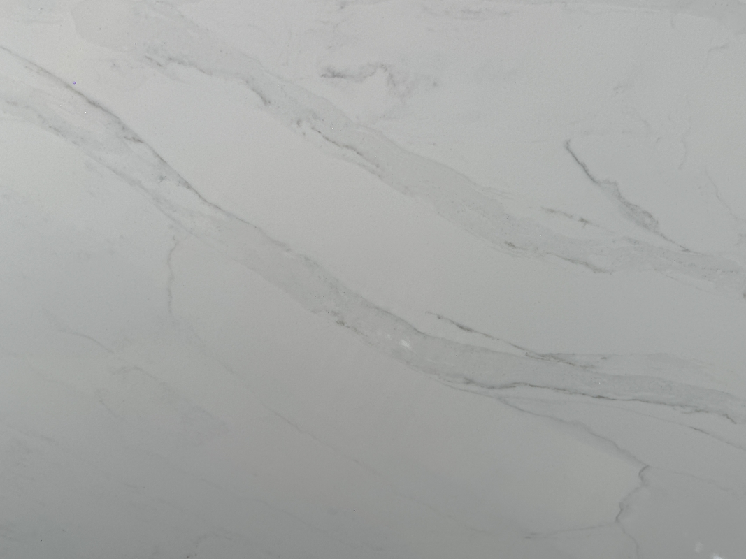 OLB7082 سلسلة الكوارتز الأبيض السطح الممر المصنع السطح الكوارتز التجاري السعر التخريبي الصداقة للبيئة