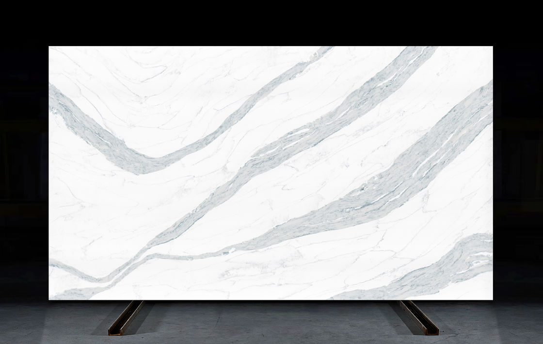 OLK7526 موجة قوية الحجر الطبيعي تبدو المقاولين والمبيعين بالجملة 'الأعلى الكوارتز الحجر المفضلة